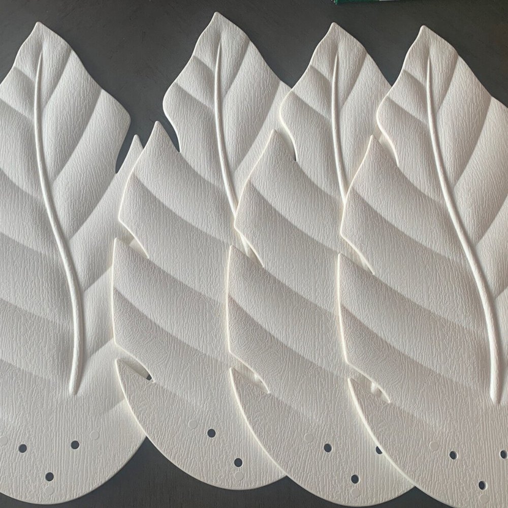 Set of 5 Unique Palm Leaf Ceiling Fan Blades